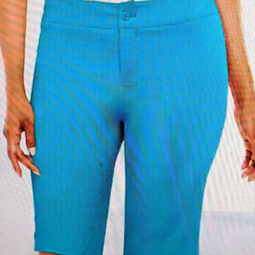 NWT MONROE & MAINE BUTTON LEG BERMUDA / GOLF SHORT